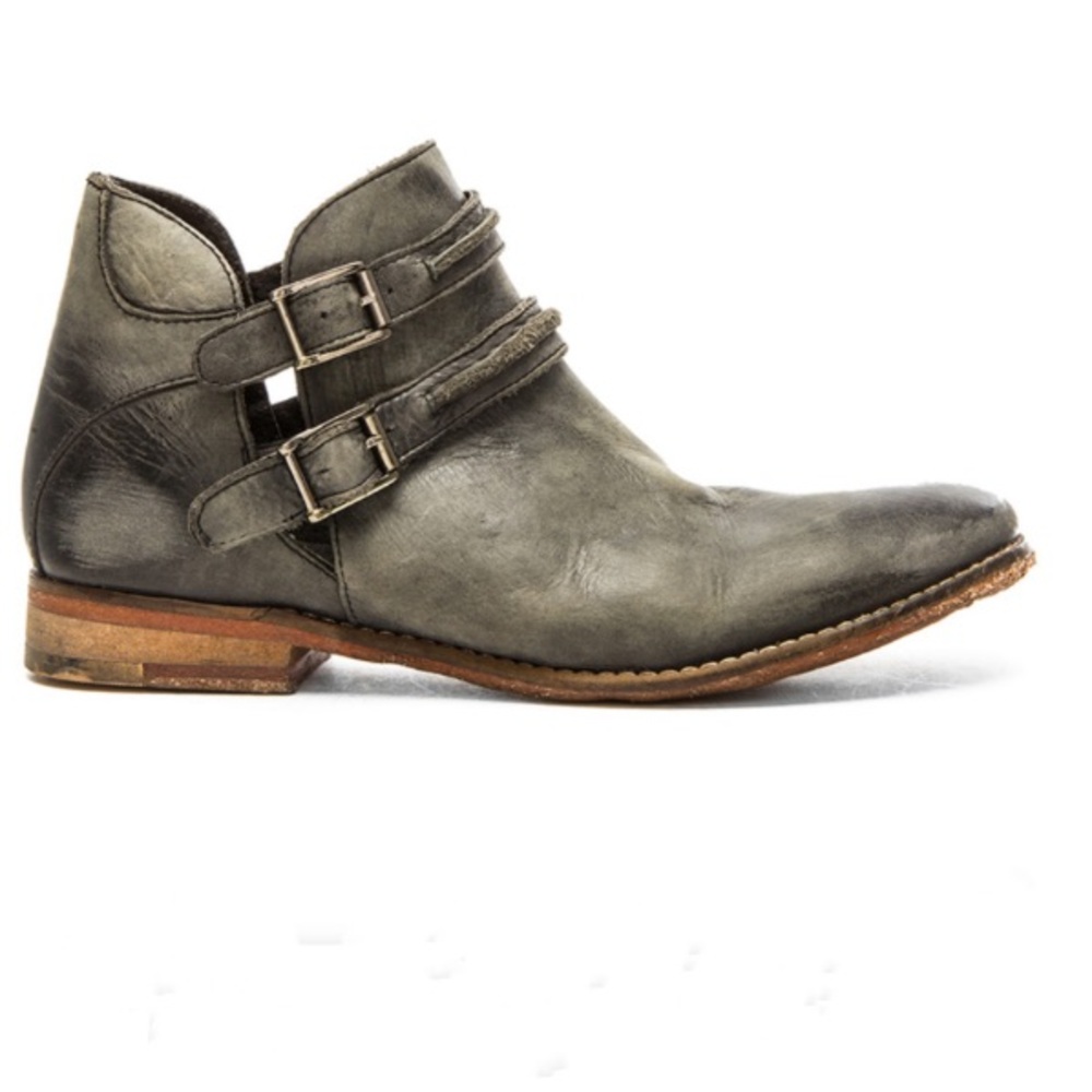 Free People Braeburn Distressed Ankle Booties